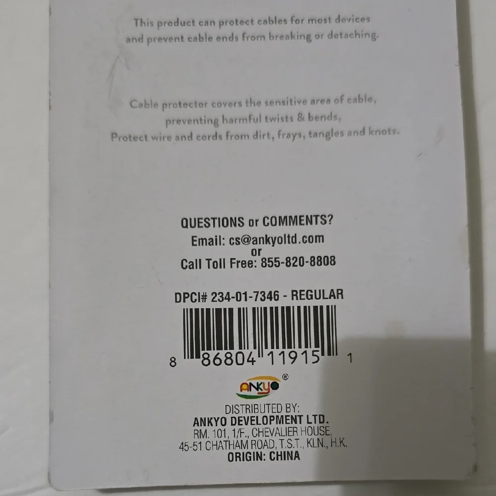 Cable Protector 6-Count Set - Multi-Color - Picture 3 of 4